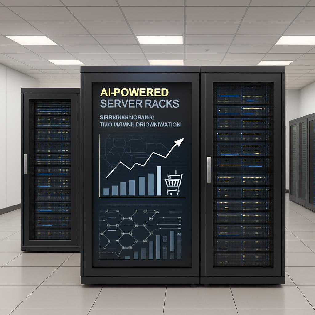 Servers for an AI-powered online shopping platform.